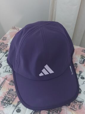 Adidas Athletic ClimaCool Cap In Deep Purple